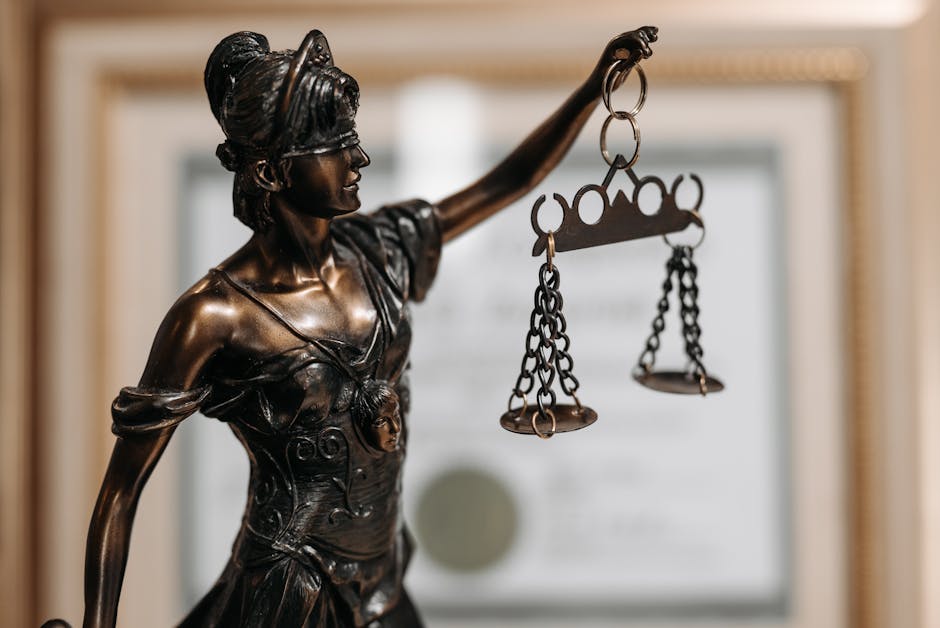 Personal injury attorney case-evaluation context: a calm professional library with leather-bound legal books and a polished wooden desk, the kind of measured working environment in which a personal injury attorney evaluates settlement offers, drafts demand letters, and prepares mediation positioning across the months-long arc of a typical U.S. injury claim